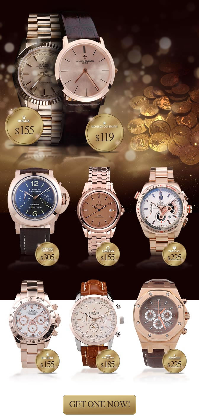 gold watch replicas canada